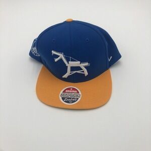 Beast Oakland Hat Snap Back Yellow Blue Warriors Adjustable New Zephyr Zhats GSW